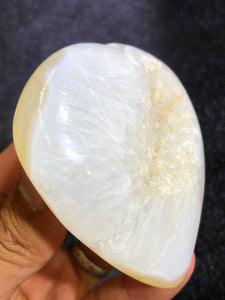 Chalcedony Geode Heart