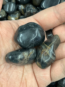 Black Onyx Tumbled - 4 Stones