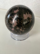 Load image into Gallery viewer, Rhodonite sphere

