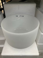 Load image into Gallery viewer, 10” Frosted Crystal Singing Bowls (only available for local pick up)
