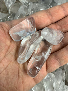 Quartz Crystal Tumbled - 4 stones