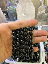 Load image into Gallery viewer, Black Obsidian Bracelet
